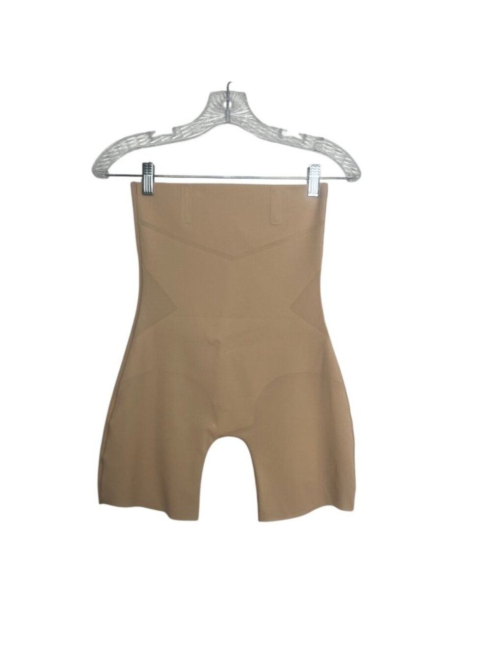 PrettyWell High Waisted Shapewear Shorts Large Beige New WOT Comfortable Support